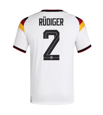 Tyskland Antonio Rudiger #2 Hemmatröja VM 2026 Kortärmad